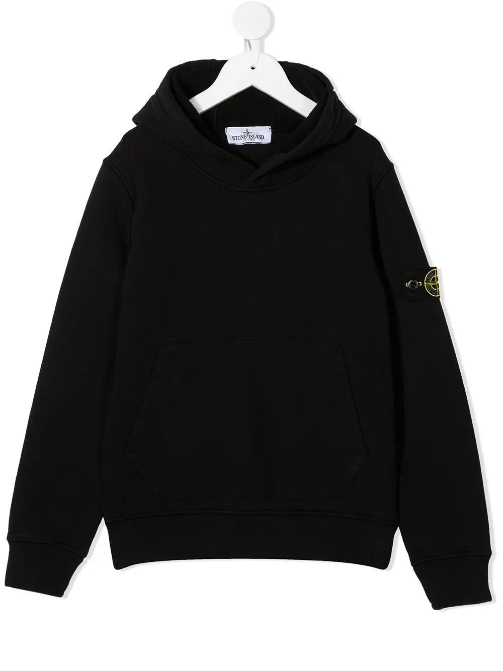 

Толстовка с капюшоном Stone Island Junior, черный
