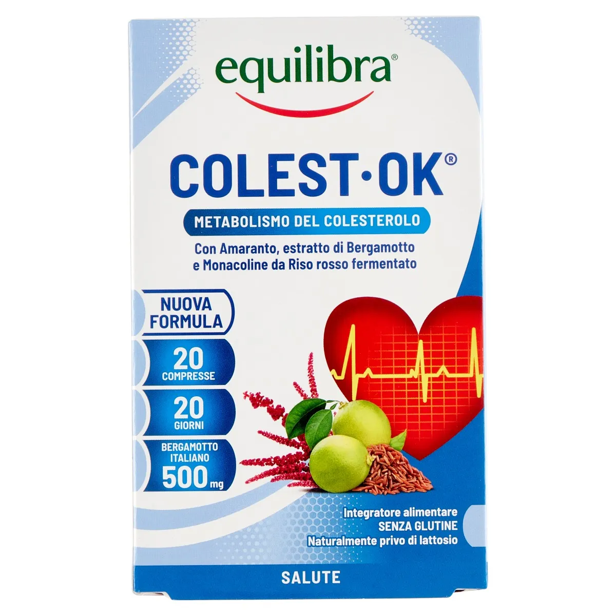 

Equilibra Colest Ok 20 таблеток холестериновая добавка