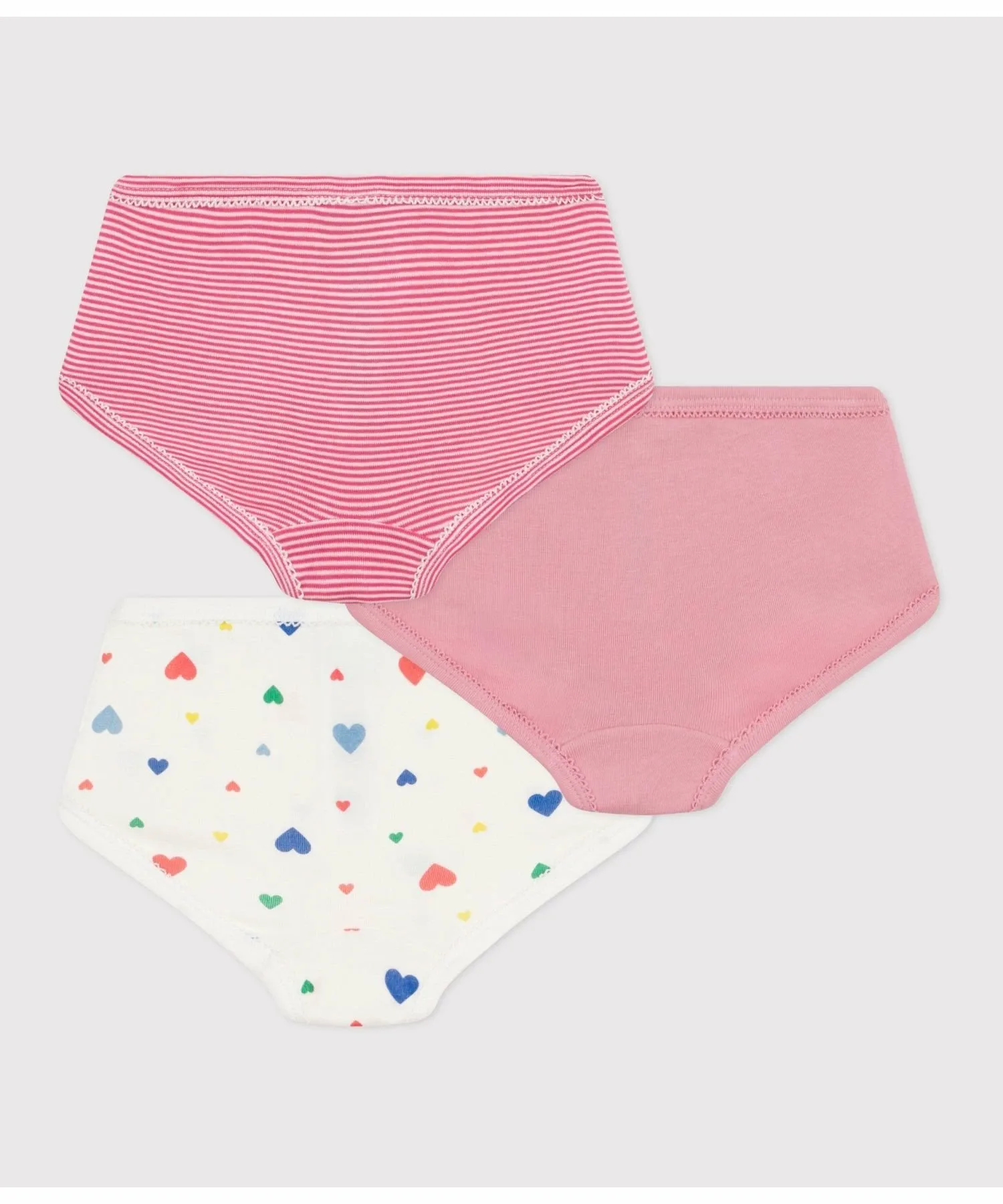 Шорты с высокой талией (комплект из 3 штук) PETIT BATEAU, Multicolor 1 — фото 2