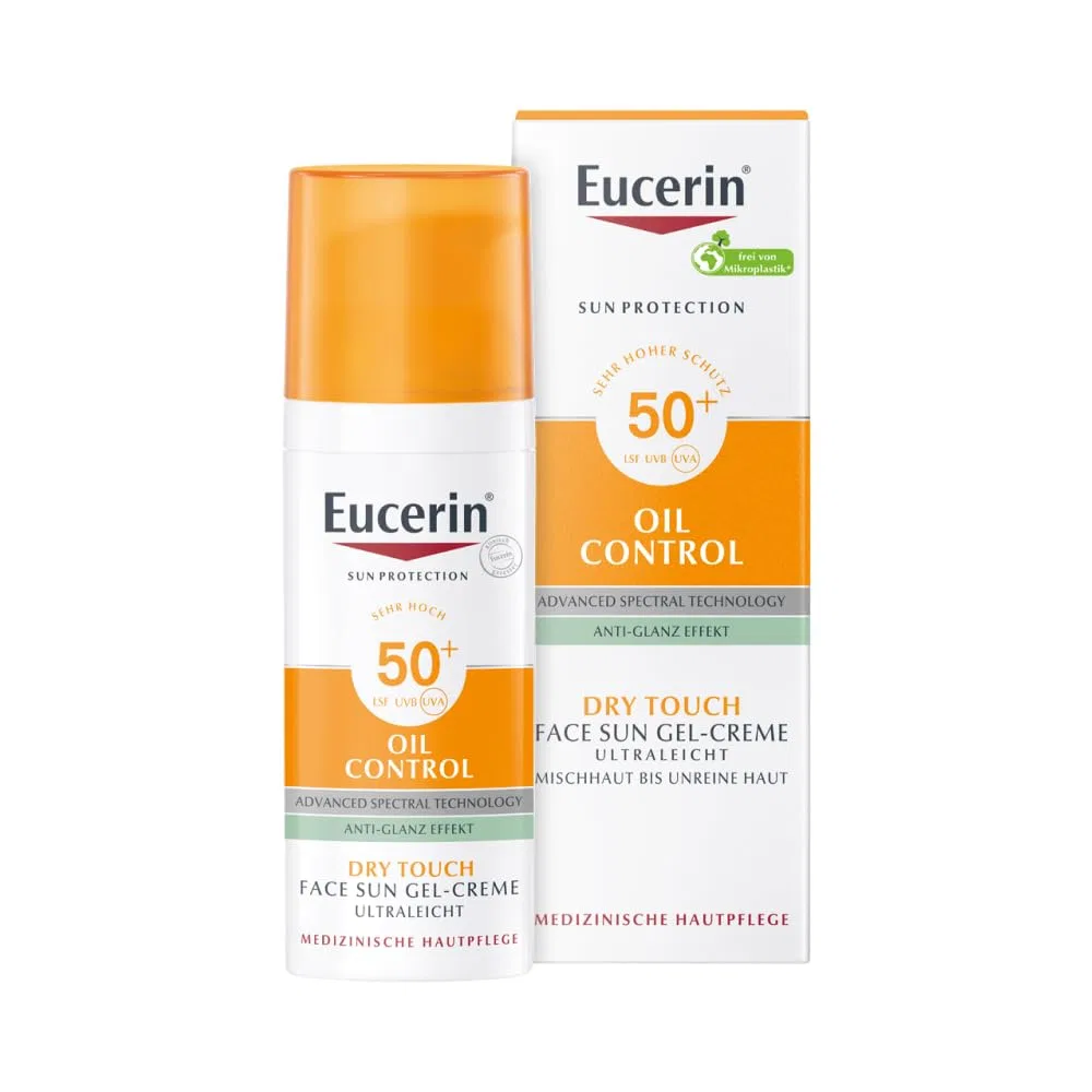 Солнцезащитный гель-крем «DRY TOUCH SPF 50» от EUCERIN Eucerin