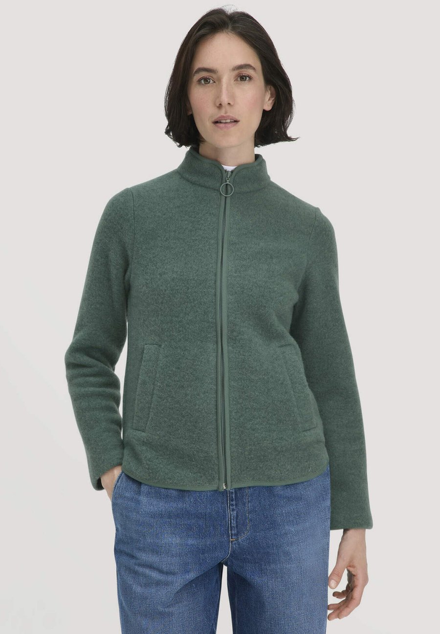 

Флисовая куртка Hessnatur WOLL, Fichtengrün/Green