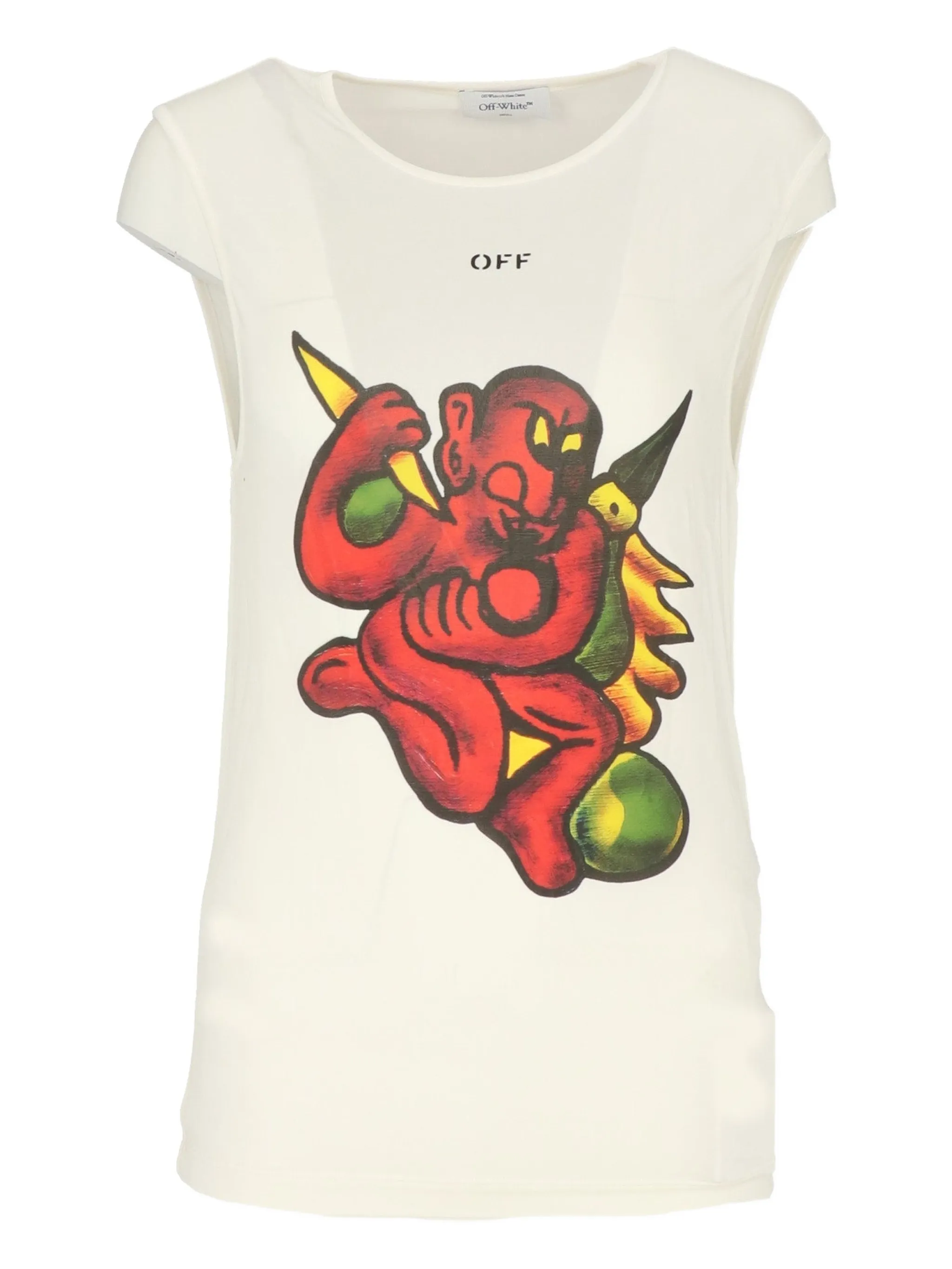 

Футболка с графикой Off-White, нейтральный, Белый, Футболка с графикой Off-White, нейтральный