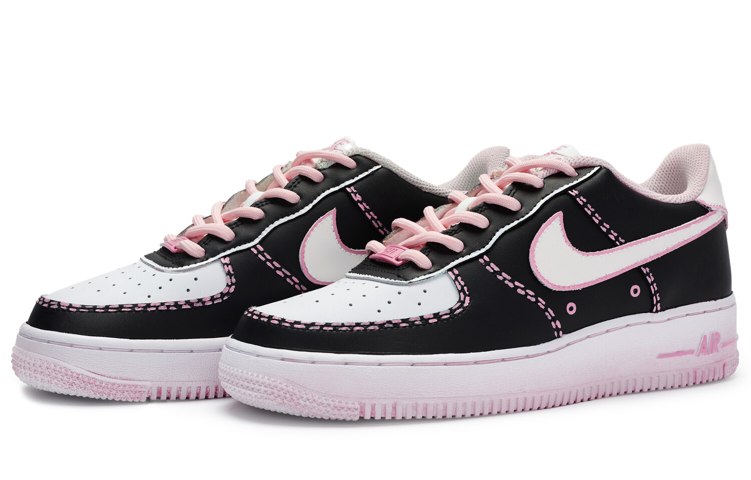

Кроссовки Nike Air Force 1 Skateboard Shoes Men Low-Top Pink