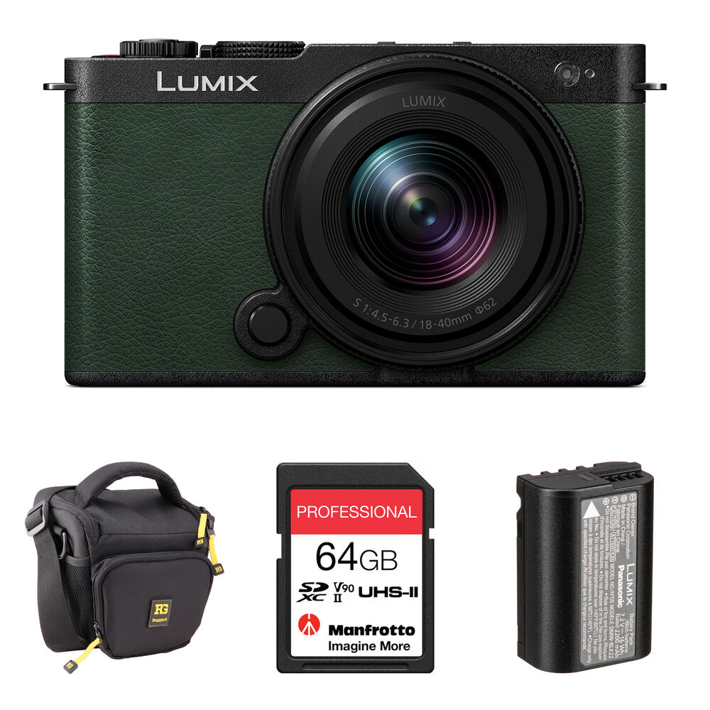 

Беззеркальная камера Panasonic Lumix S9 Mirrorless Camera with 18-40mm f/4.5-6.3 Lens