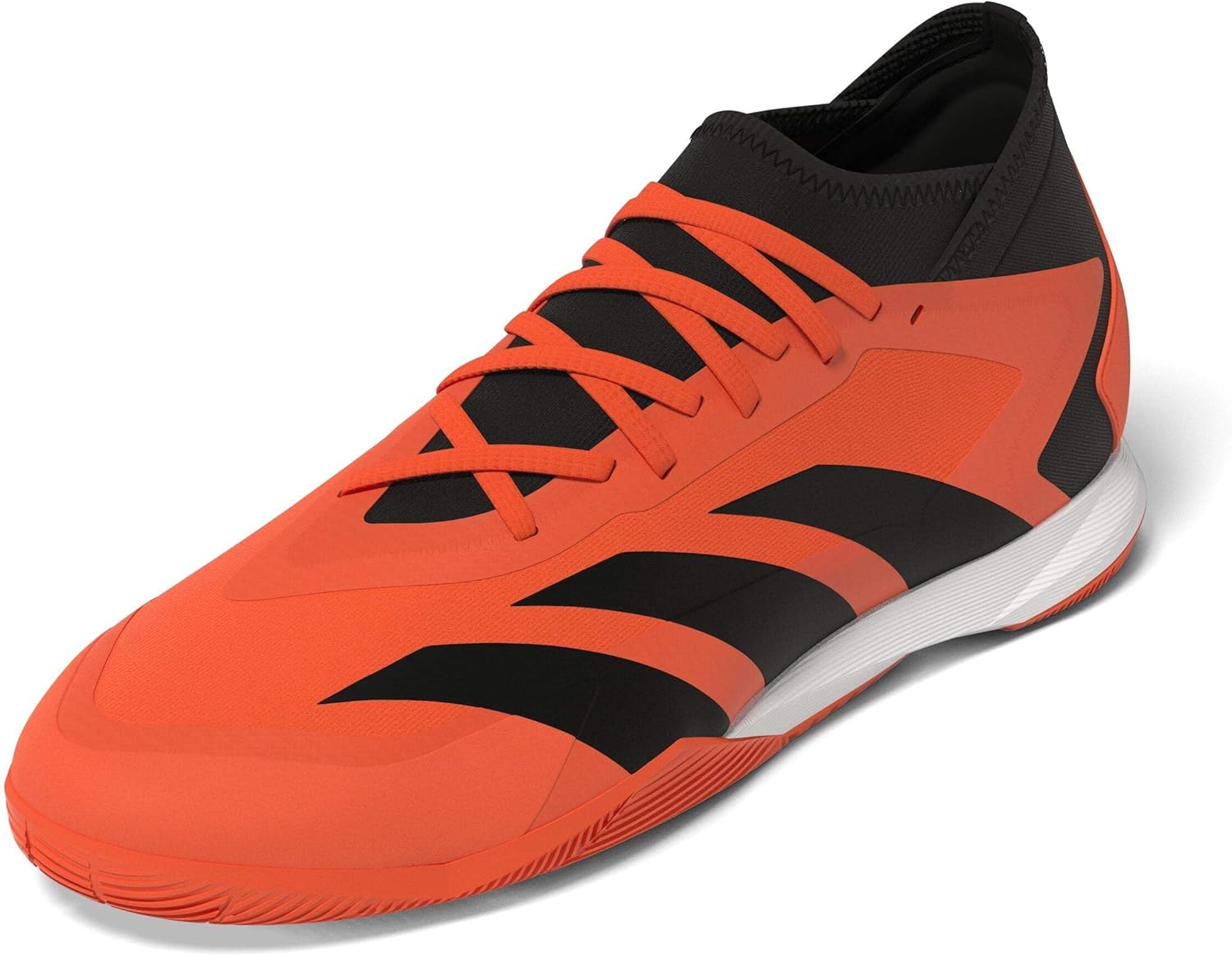 Кроссовки Adidas Unisex Accuracy.3 без шнурков для твердого грунта, черный/оранжевый — фото 3
