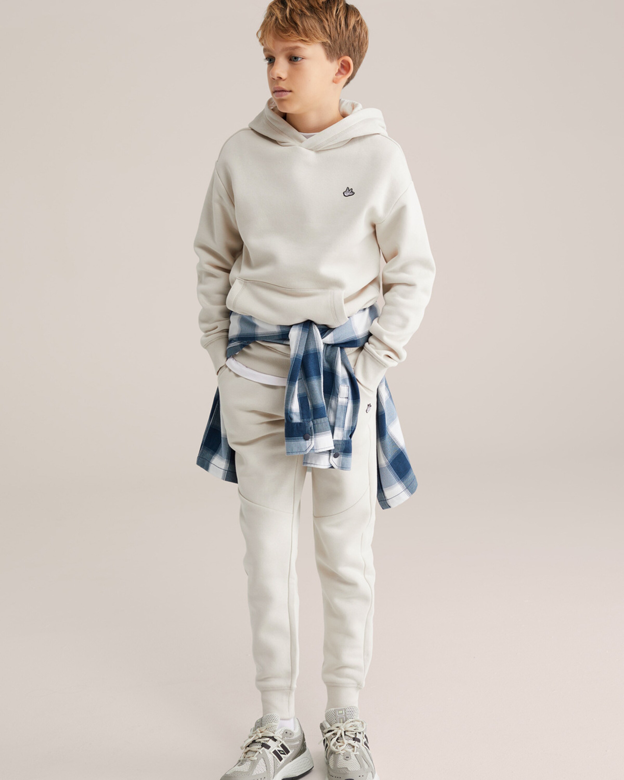 WE Fashion Толстовка в бежевом цвете — фото 4