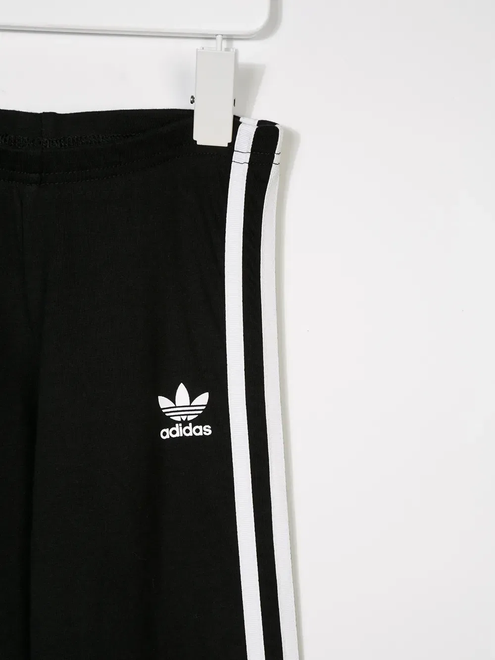 Леггинсы в три полоски Adidas Kids, черный — фото 3