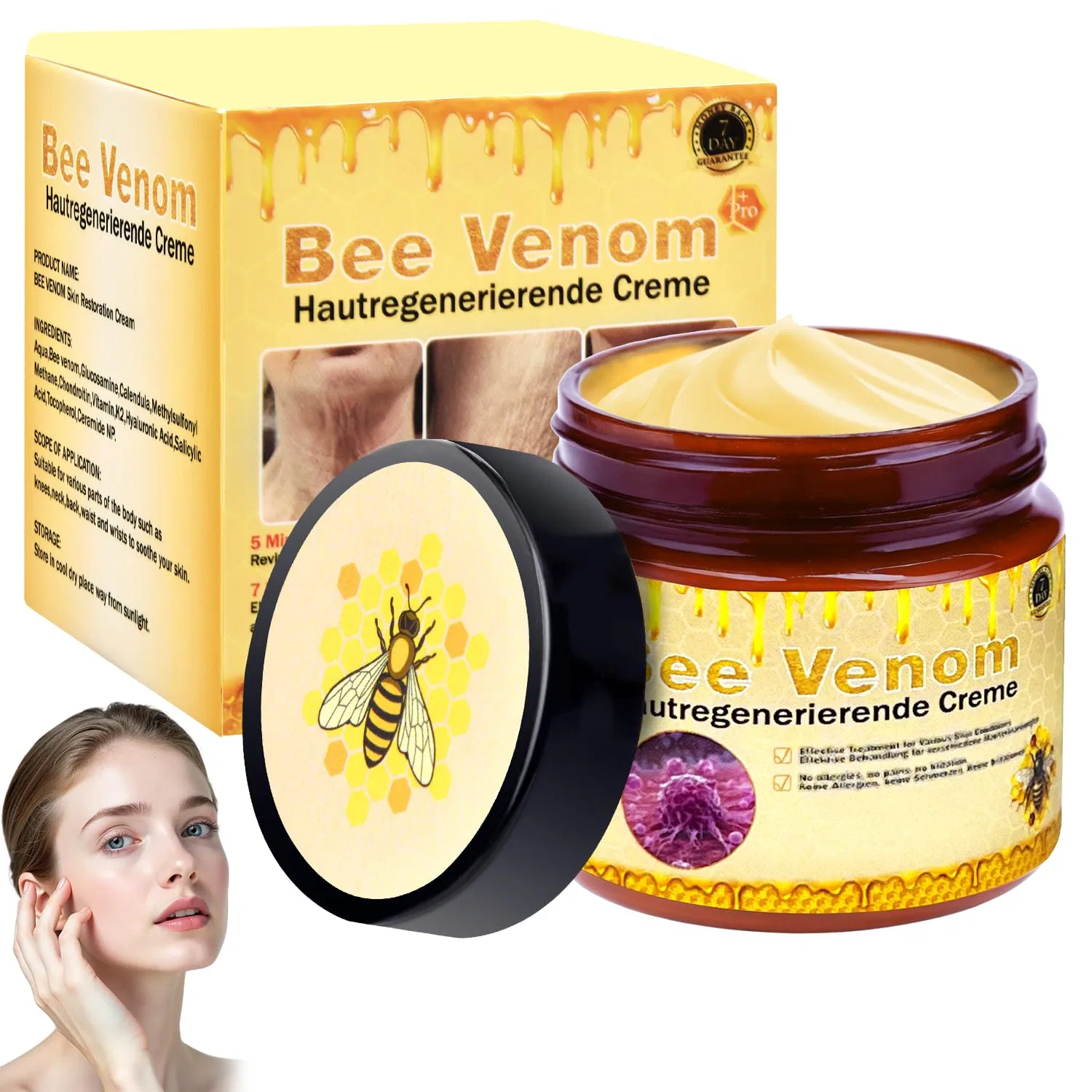 Комплексный крем с пчелиным ядом Bee Venom Pro, 50 г Jadyon
