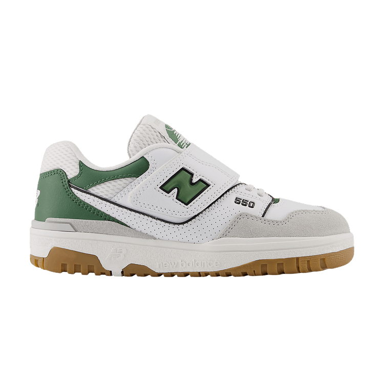 

Кроссовки New Balance 550 Hook & Loop Little Kid 'White Seaweed Green', белый