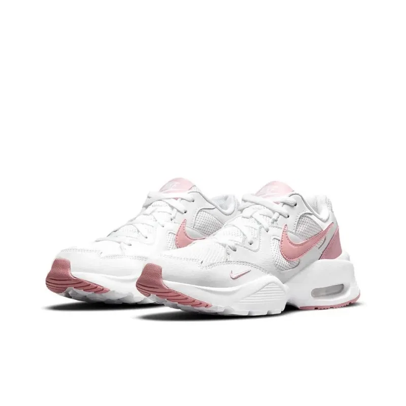 Детские повседневные кроссовки унисекс Nike, White Pink — фото 4