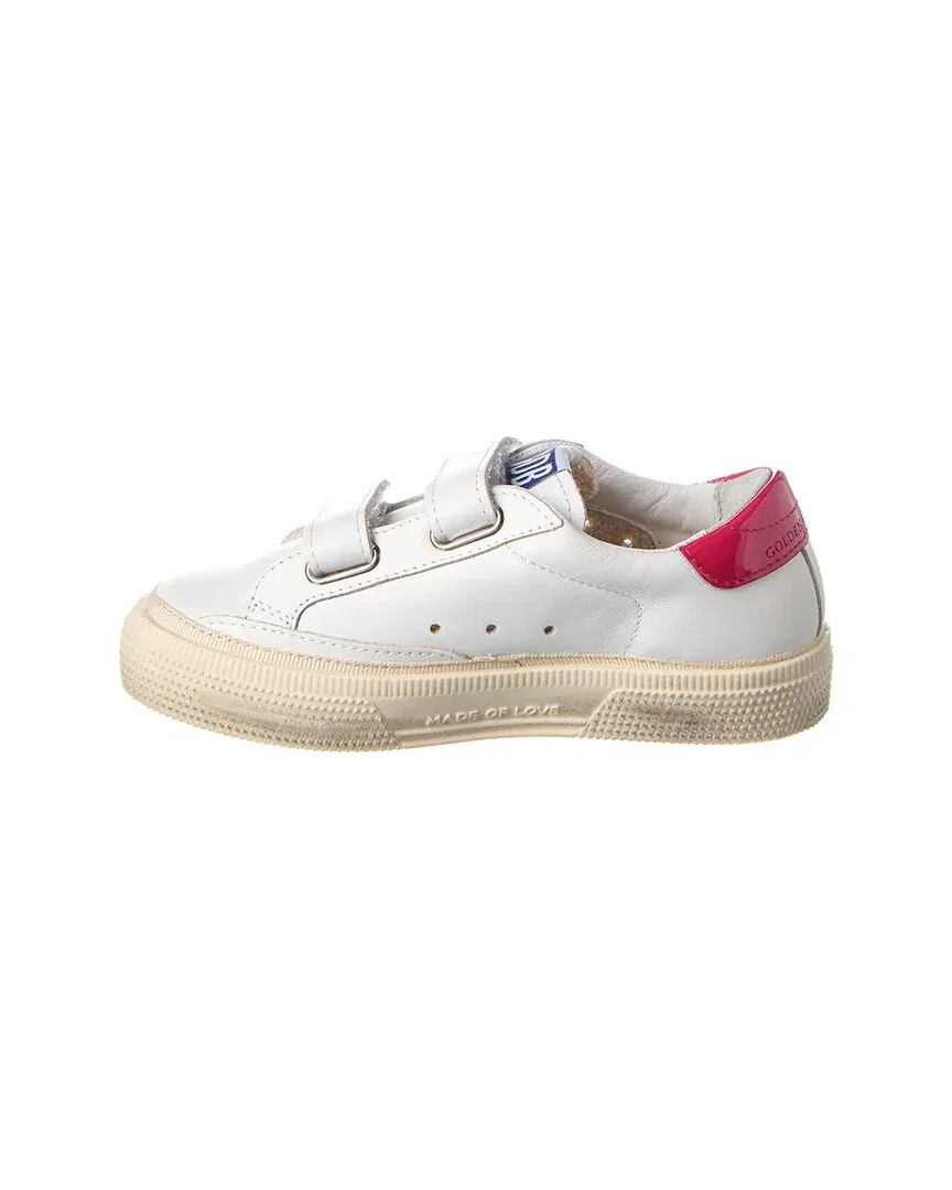 Кожаные кроссовки Golden Goose May School — фото 2