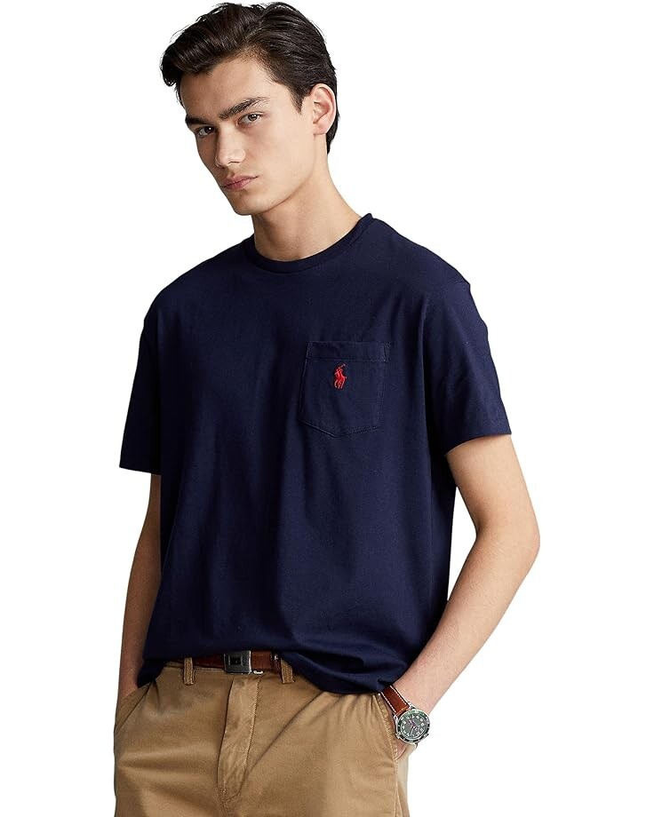 

Футболка Polo Ralph Lauren Classic Fit Pocket, цвет Ink