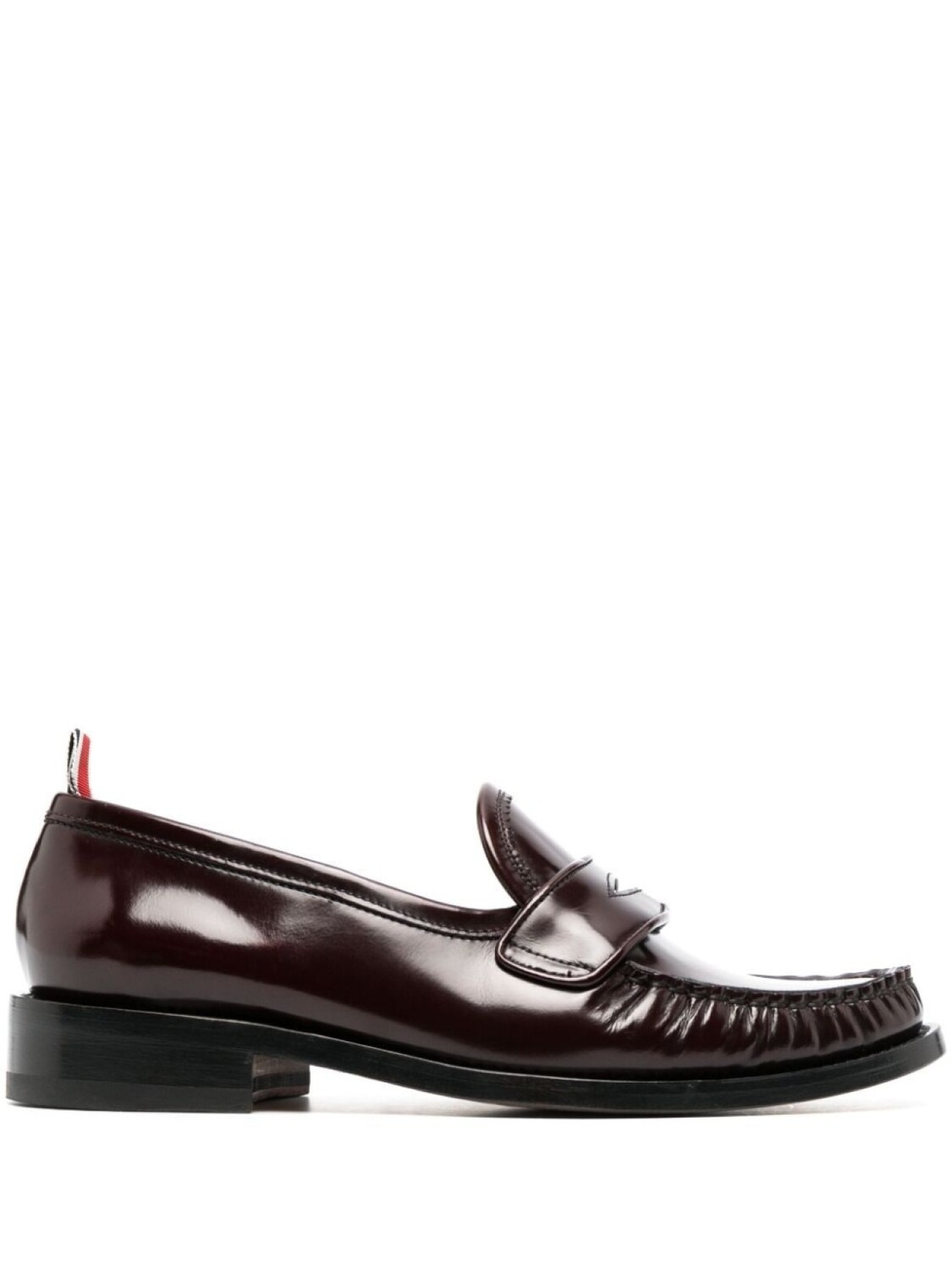 

Thom Browne пенни-лоферы с декором RWB, красный