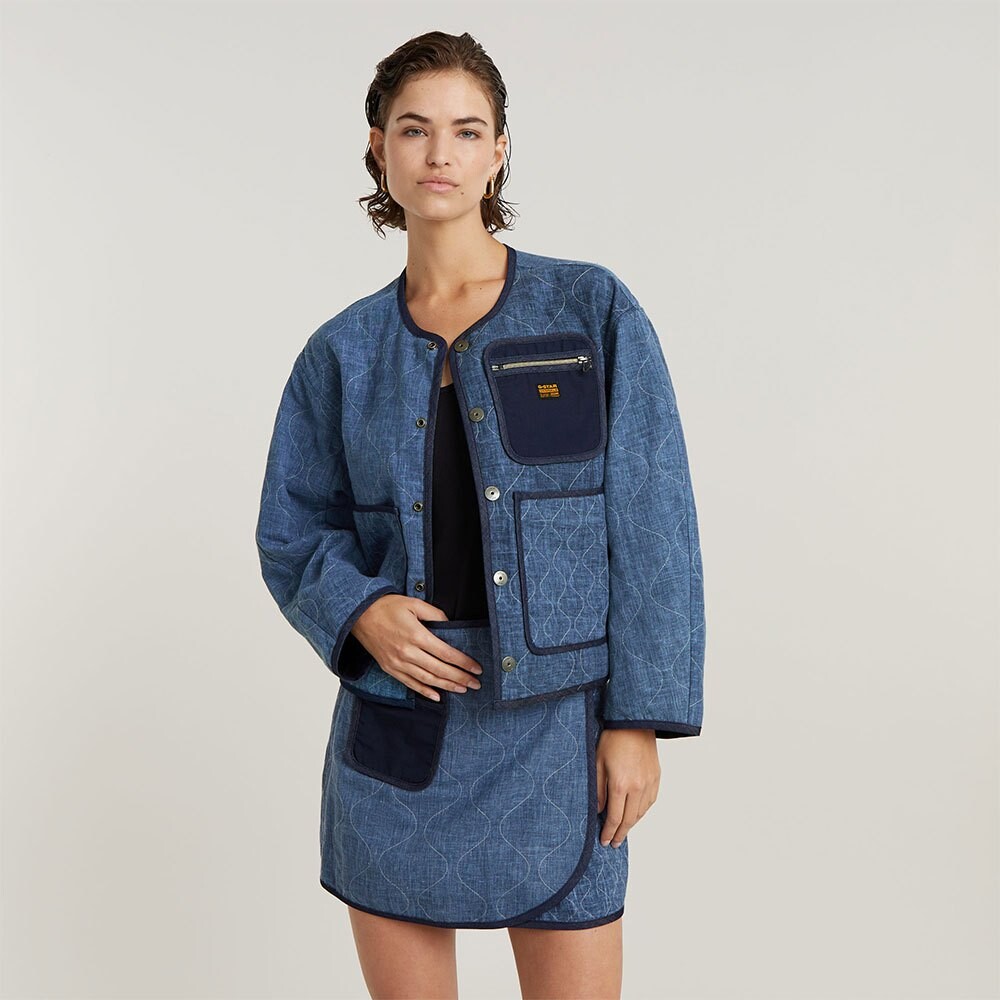 

Куртка G-Star Quilted Cocoon, синий