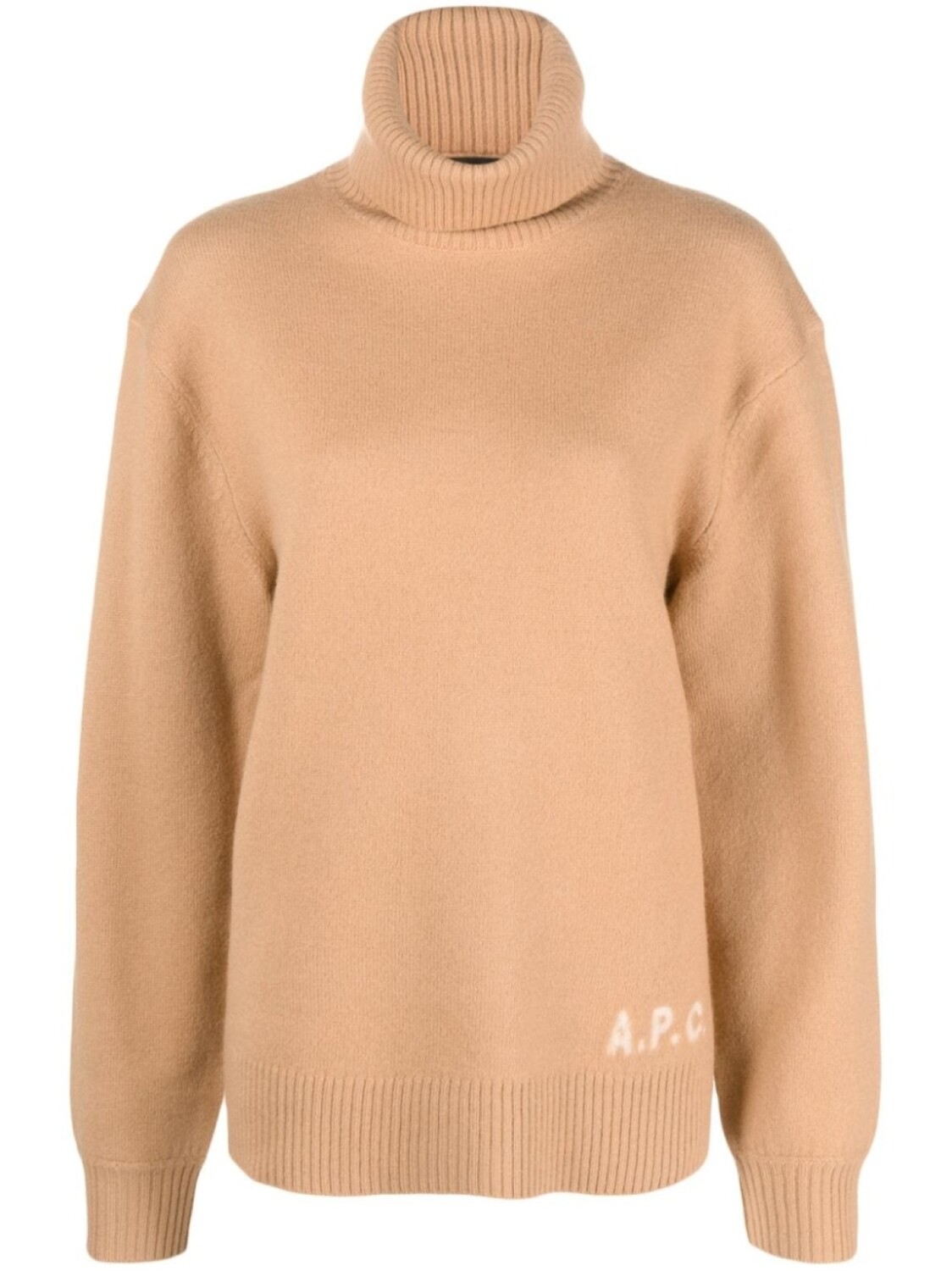 

A.P.C. шерстяной джемпер Edward с логотипом, коричневый