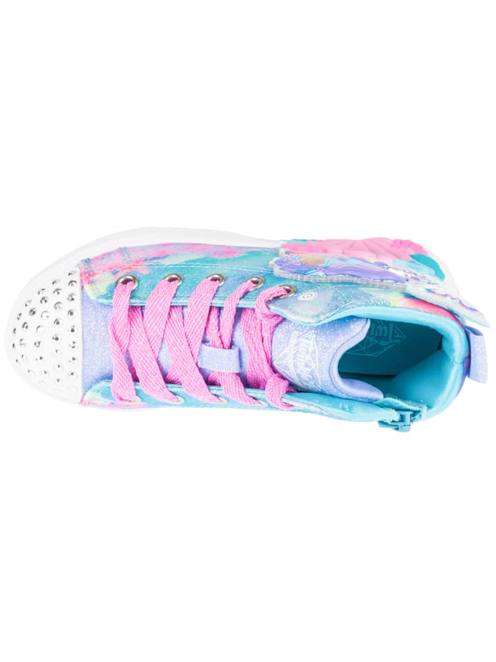 Кроссовки на шнуровке Skechers, синий — фото 3