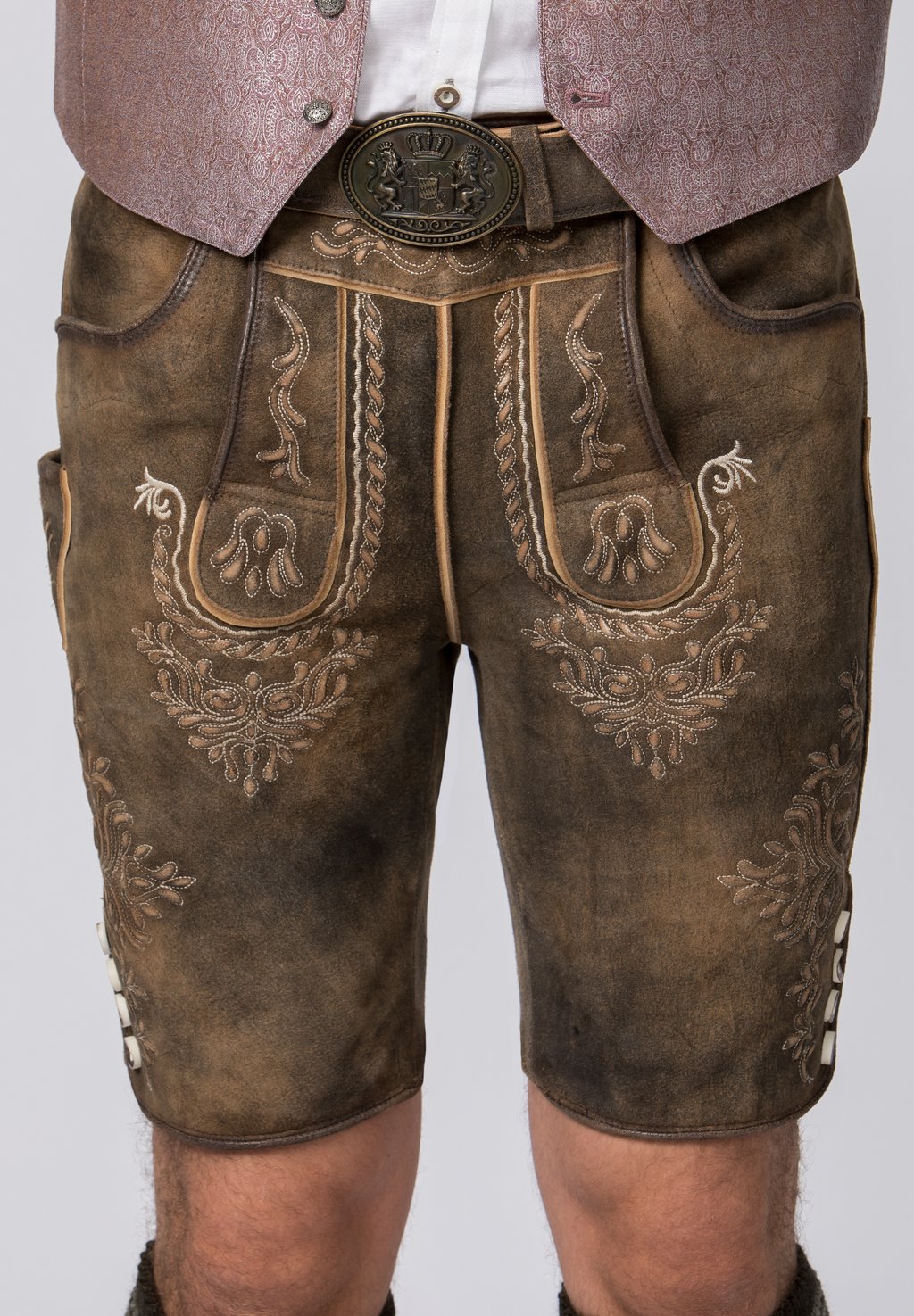 

Шорты LOGAN - Leather trousers Stockerpoint, коричневый