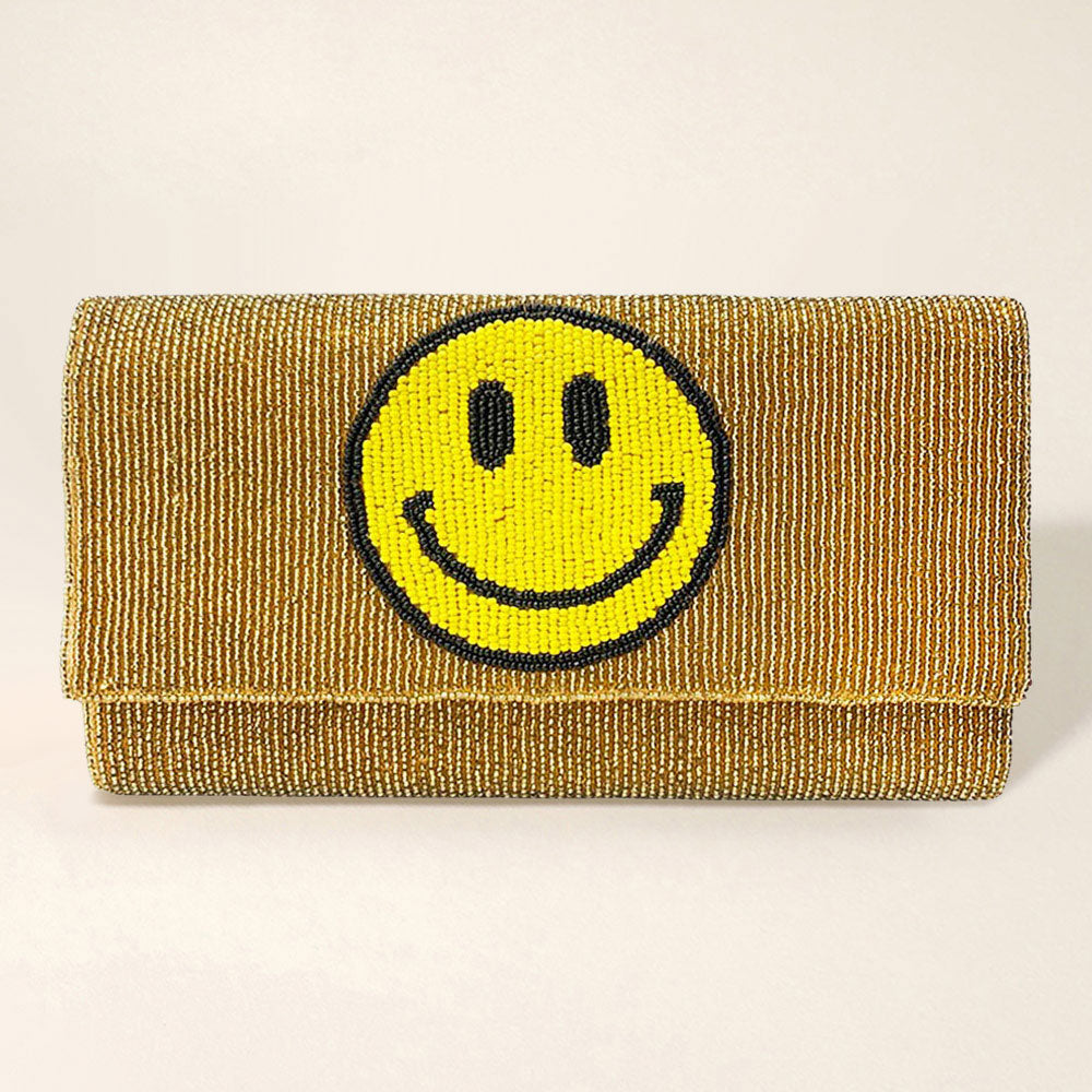 

Сумка-клатч Smile с бусинами FASHNZFAB