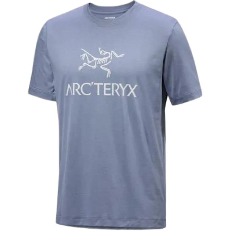 Футболка Arc'teryx с логотипом Arc'Word, Stratus Blue/Polar White/Stratus/Arctic Silk