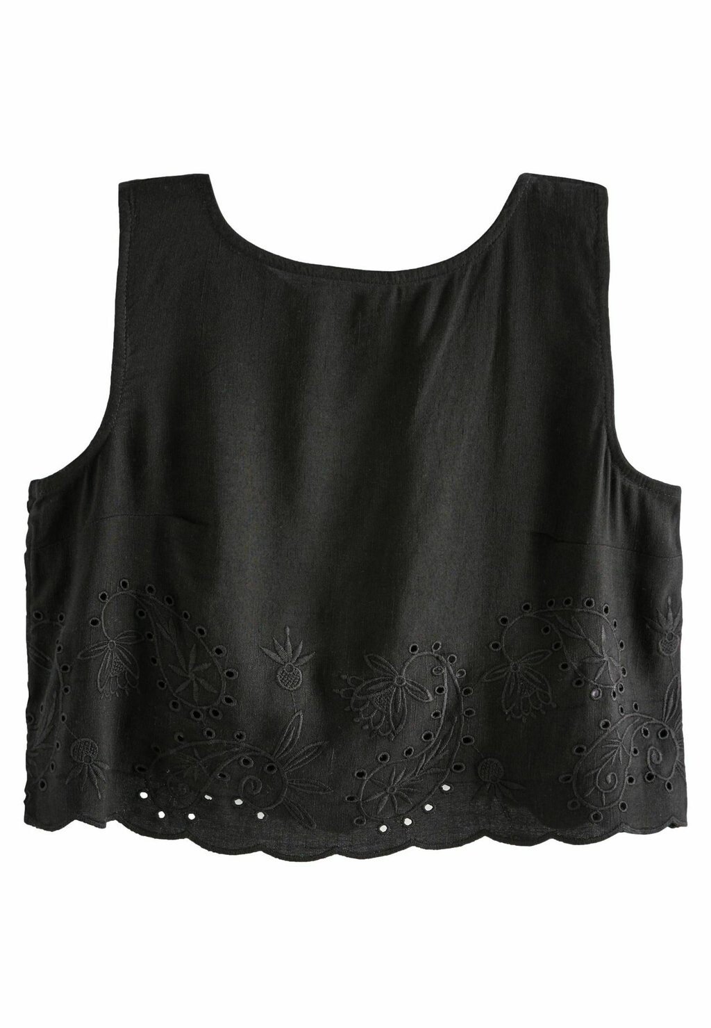

Блуза COORD EMBROIDERED SLEEVELESS REGULAR FIT Next, черный