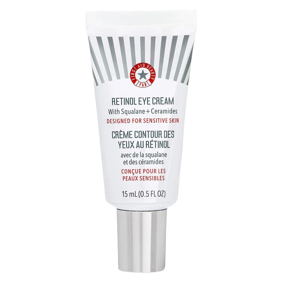 Крем для глаз с ретинолом First Aid Beauty с скваланом и керамидами, 0,5 унции, уход за кожей 815517029419