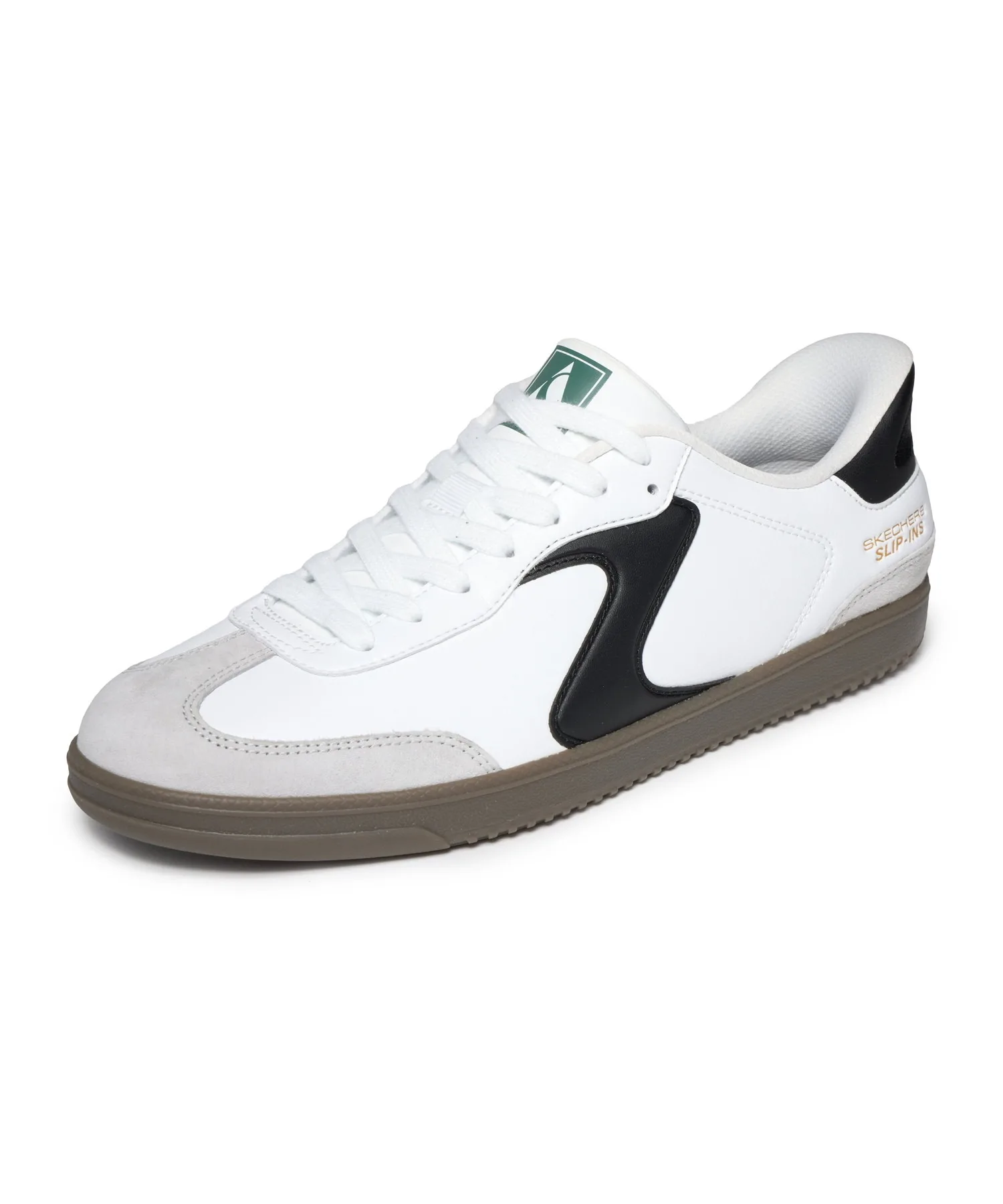 Мужские кроссовки slip-ins из искусственной кожи Skechers Hands Free Slip-ins бело-черные
