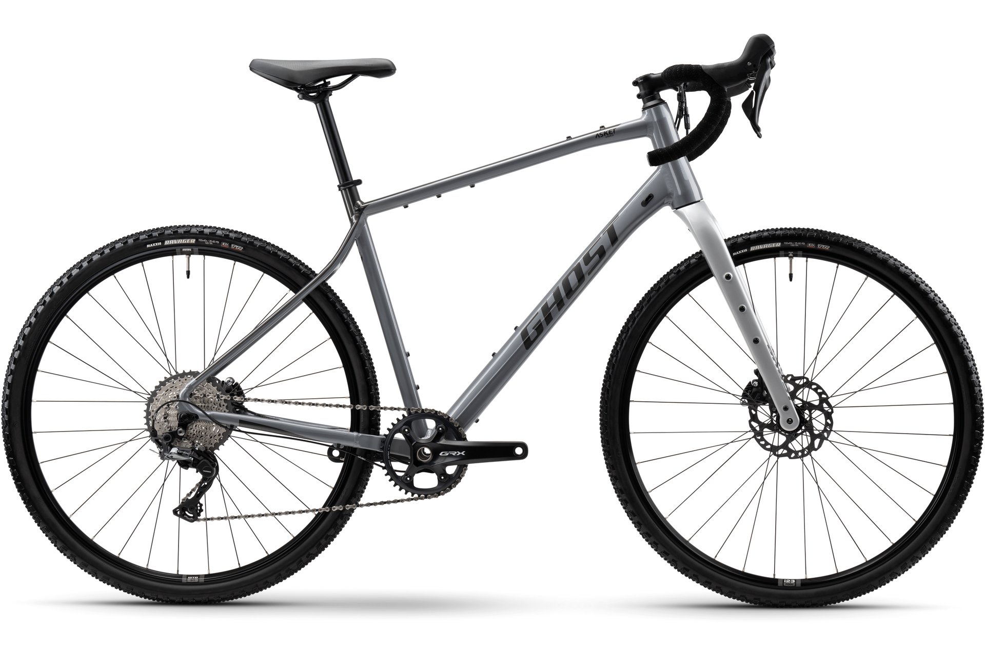 

Гравийный велосипед Ghost Asket advanced al - 28 дюймов - diamant, grau | light gray/met. anthrazit - glossy