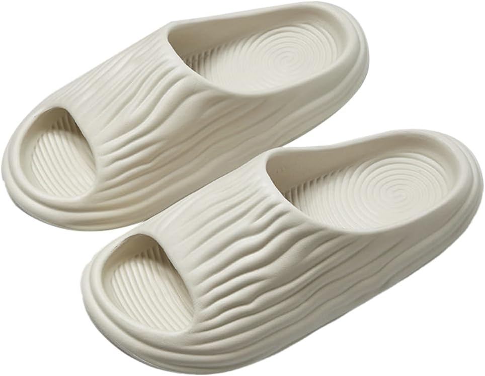 

Повседневные тапочки для душа Rungion для женщин и мужчин с поддержкой свода стопы, быстросохнущие, нескользящие, легкие, для летнего пляжа, бежевый