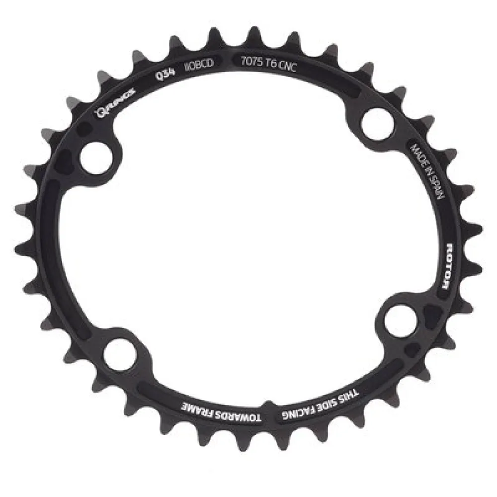 

Звездочка Rotor Q-Ring 107 BCD 4B oval inner, серебряный