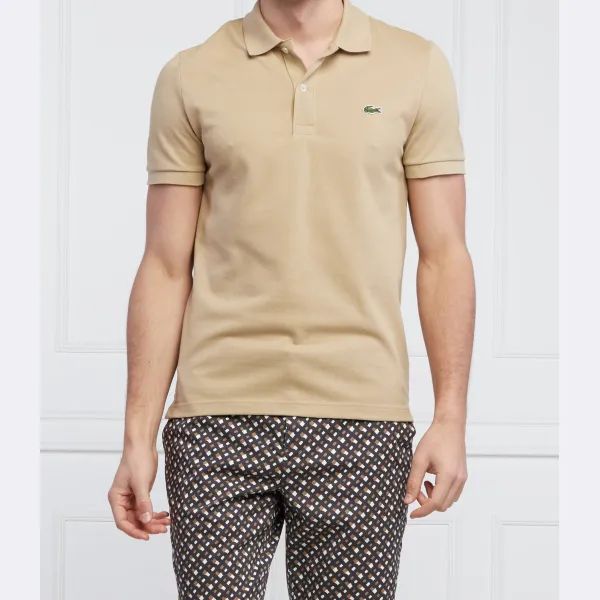 

Облегающая рубашка-поло досада Lacoste, бежевый