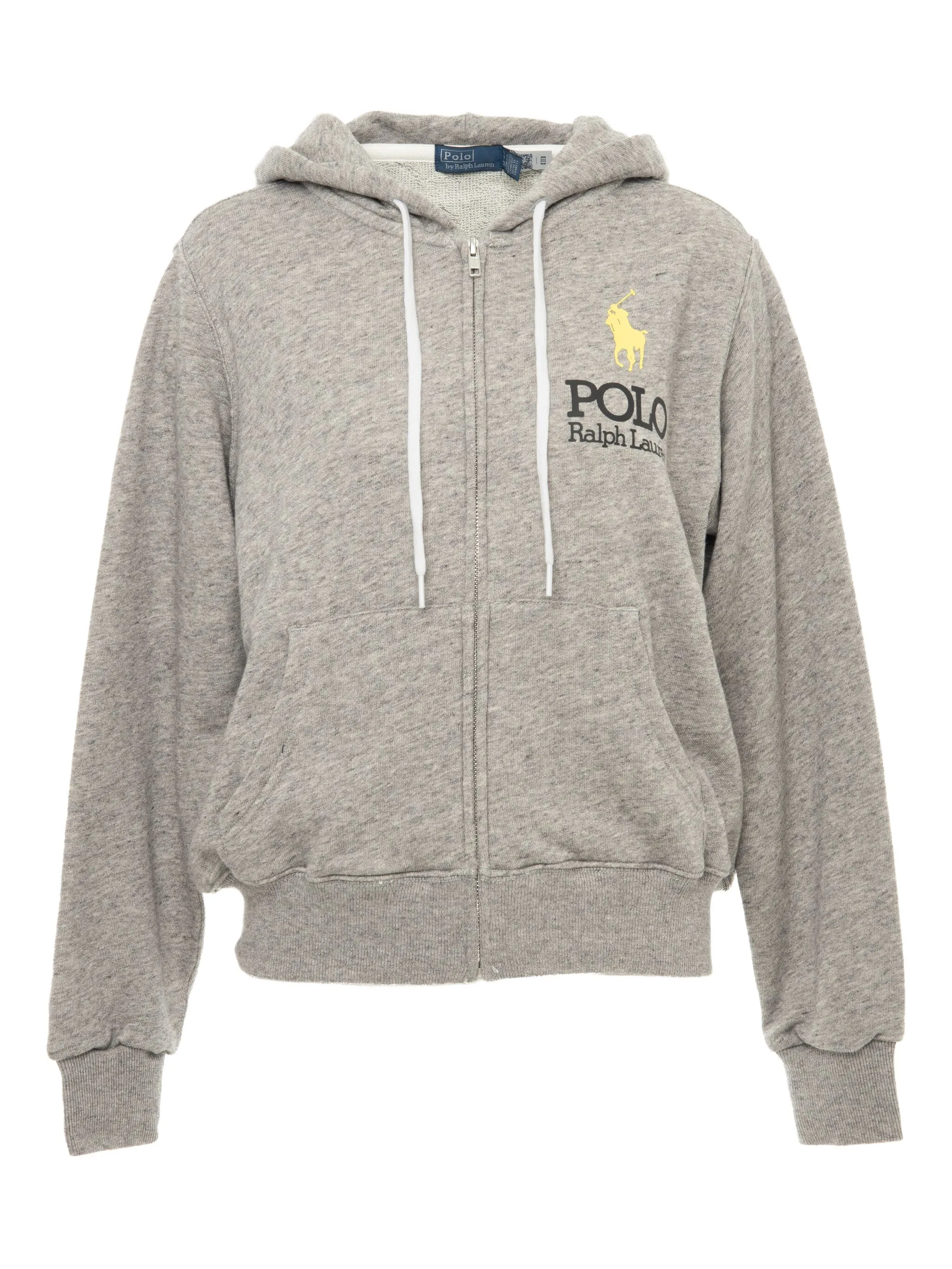 

Худи Polo Pony на молнии Polo Ralph Lauren, серый