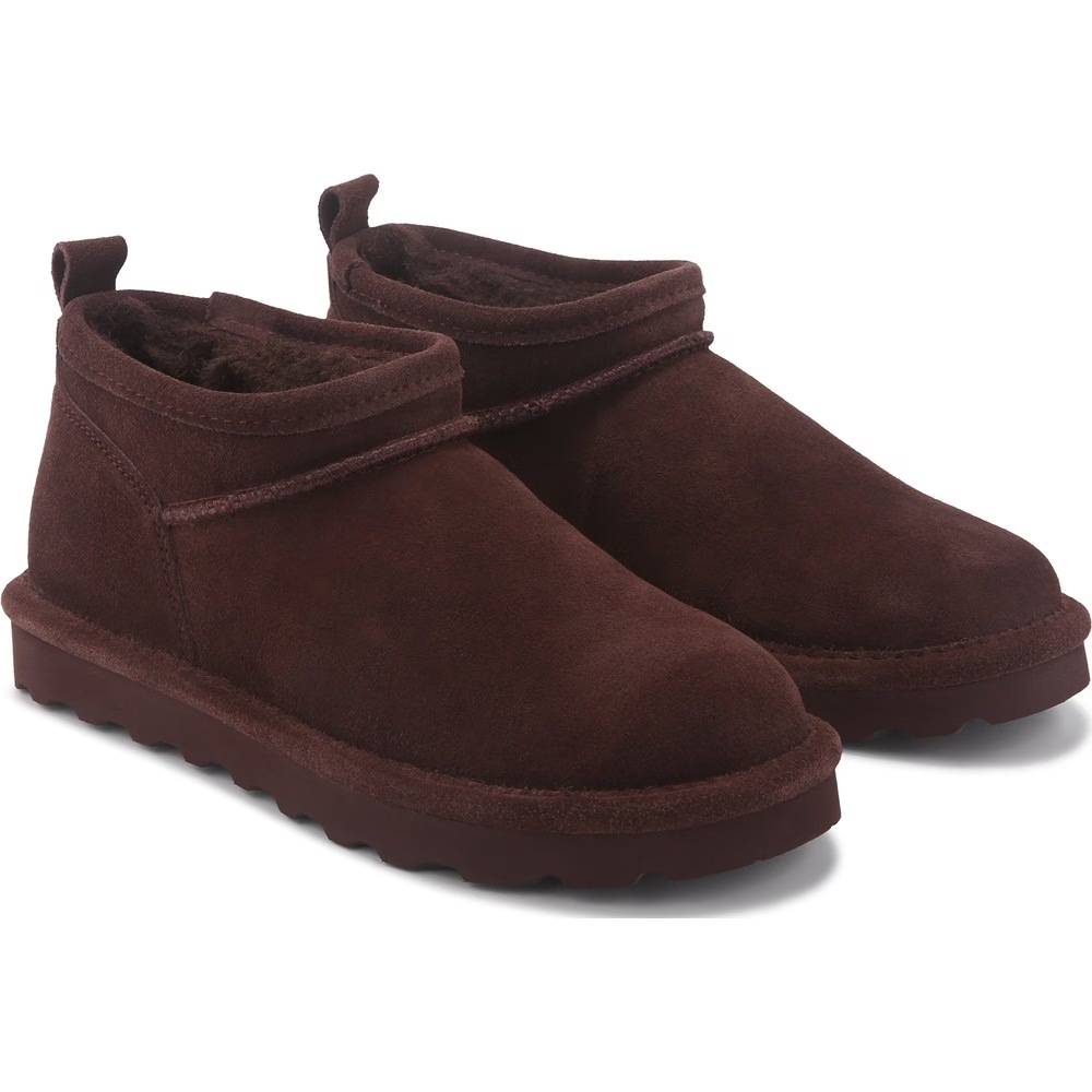 Супер короткие водонепроницаемые зимние ботинки Bearpaw, цвет walnut