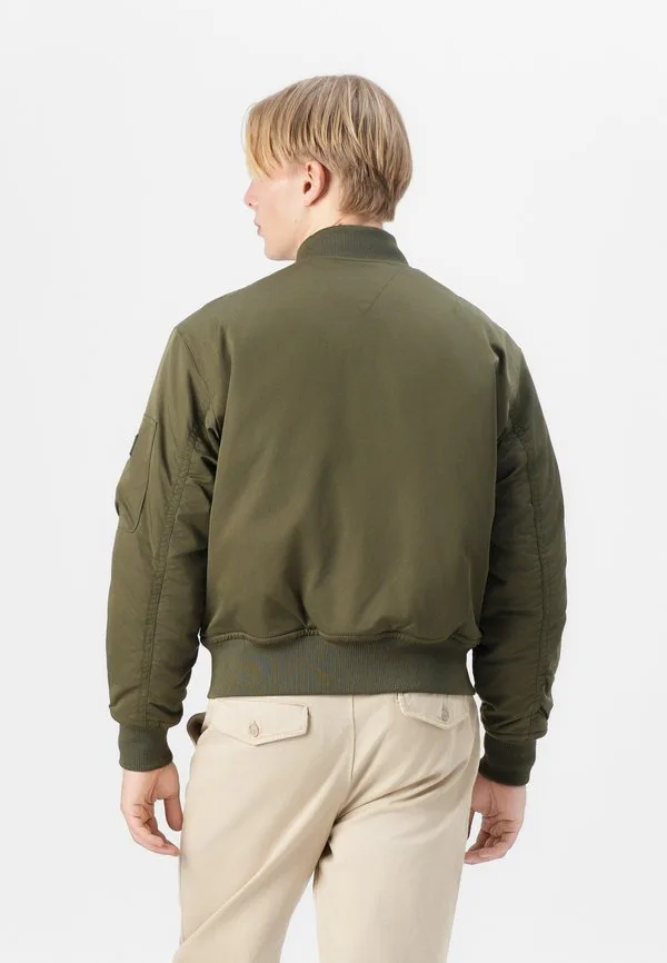 Оригинальная куртка-бомбер Tommy Hilfiger, Army Green — фото 3