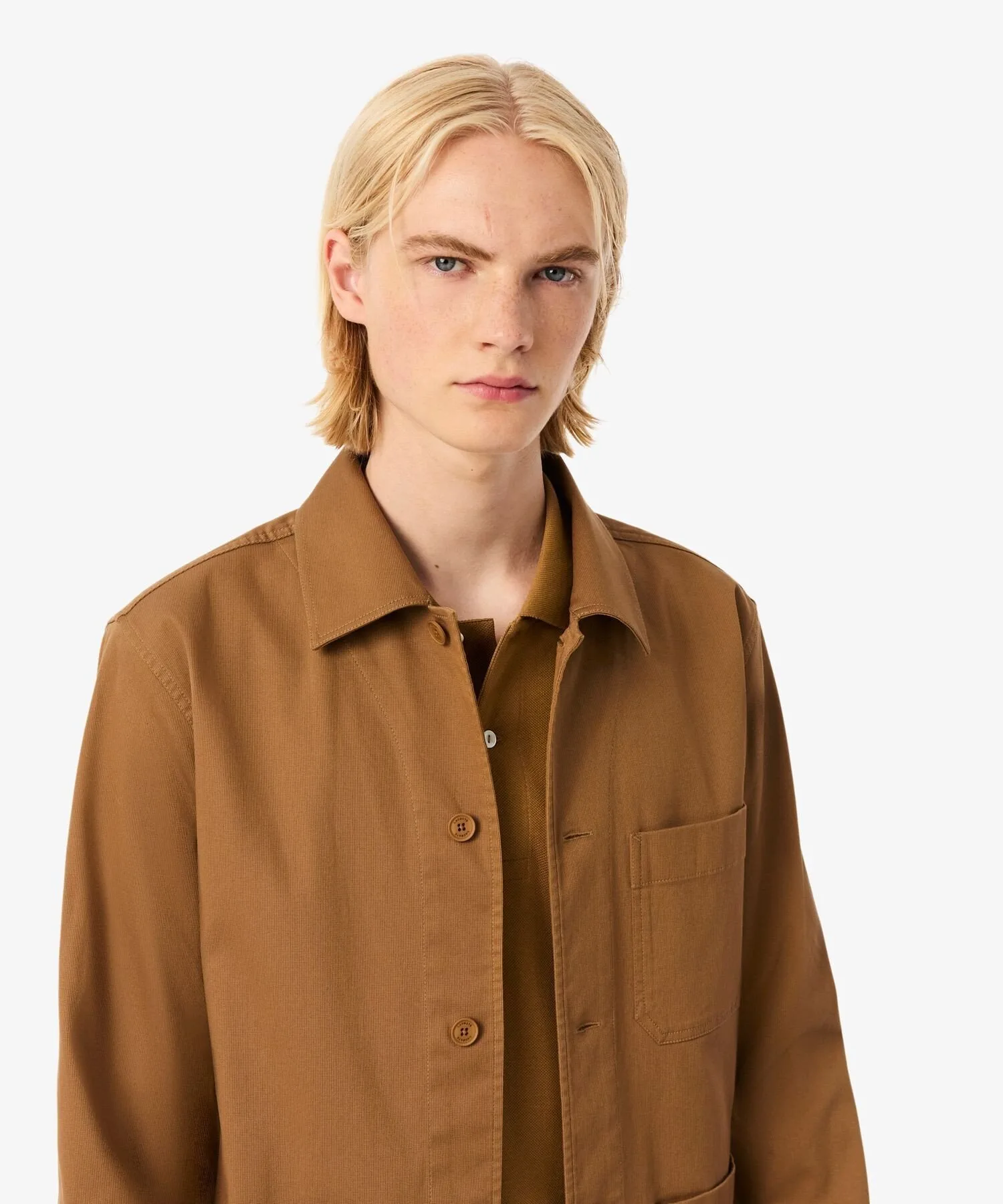 Вельветовый комбинезон LACOSTE, Camel — фото 2
