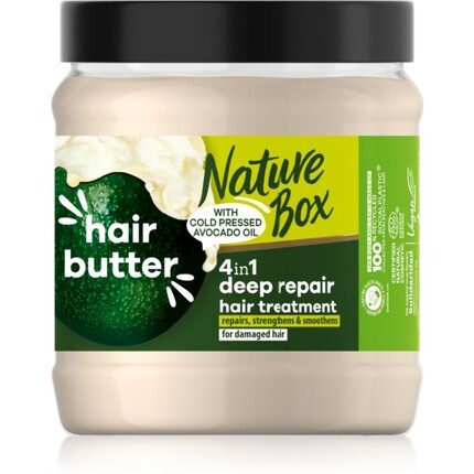 

NATURE BOX Масло-уход для волос 4в1 Глубокое восстановление с маслом авокадо 300мл