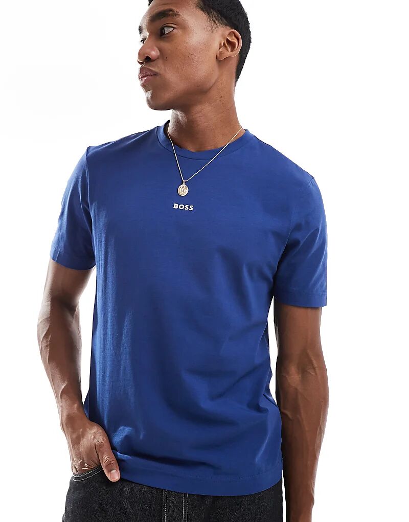 

Футболка TChup темно-синего цвета BOSS Orange