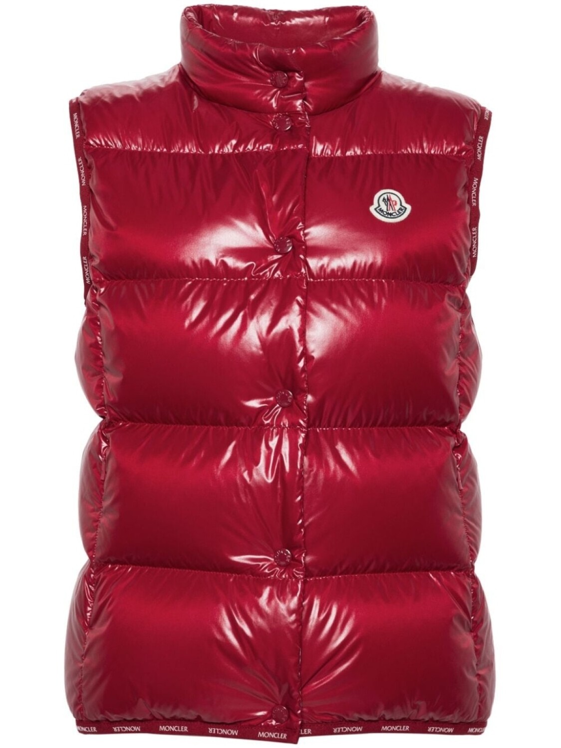 

Moncler дутый жилет Badia, красный