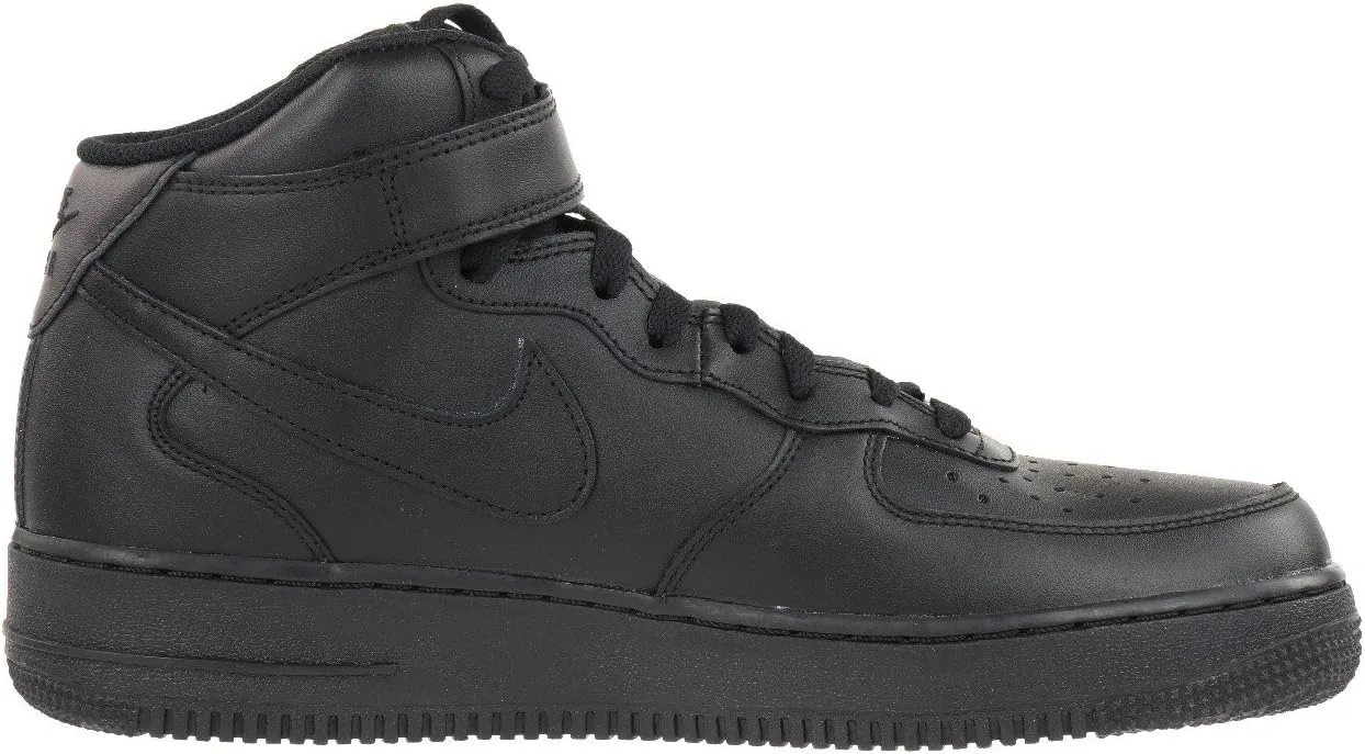 Кроссовки Nike Air Force 1 Mid 07 (315123 029), черный — фото 4