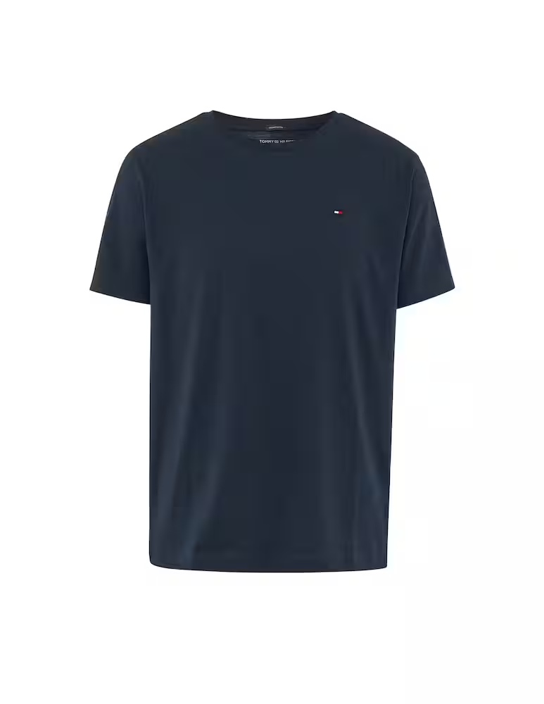 

Хлопковая футболка со значком SS Tommy Hilfiger, цвет Navy Blazer