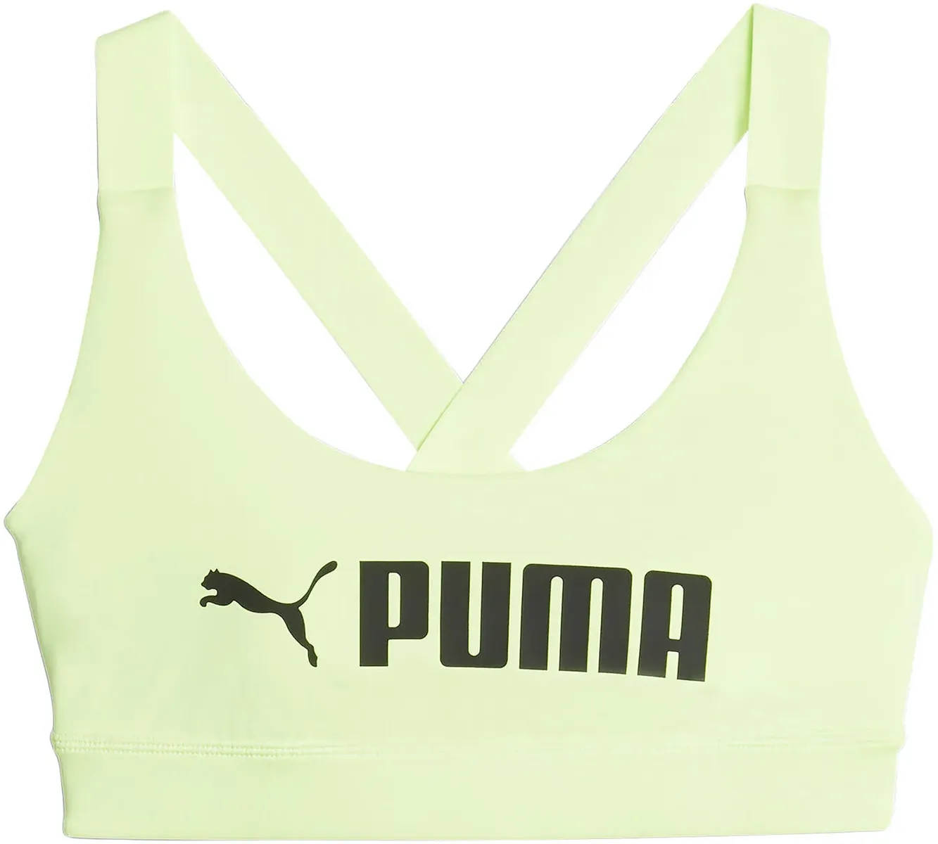 

Спортивный бюстгальтер PUMA "MID IMPACT FIT BRA", зеленый