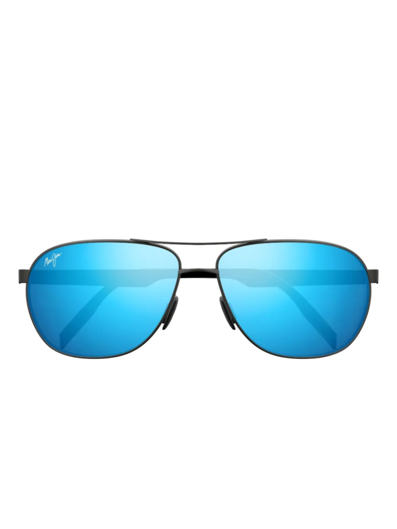 

Солнцезащитные очки Maui Jim с зеркальными линзами, черный
