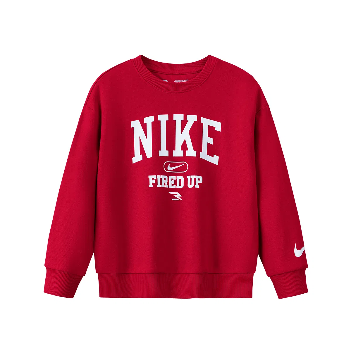 Детский свитшот с круглым вырезом Nike, Cotton Candy — фото 3