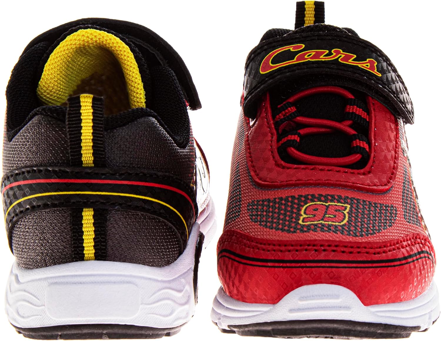 Детские кроссовки с подсветкой, светящиеся кроссовки для мальчиков, спортивная обувь для мальчиков Sonic, MonsterJam, Spider-Man, Mickey, Paw Patrol, Toy Story, TMNT (размеры: 5-10 для малышей / 11-12 для детей младшего возраста) Josmo, красный — фото 3
