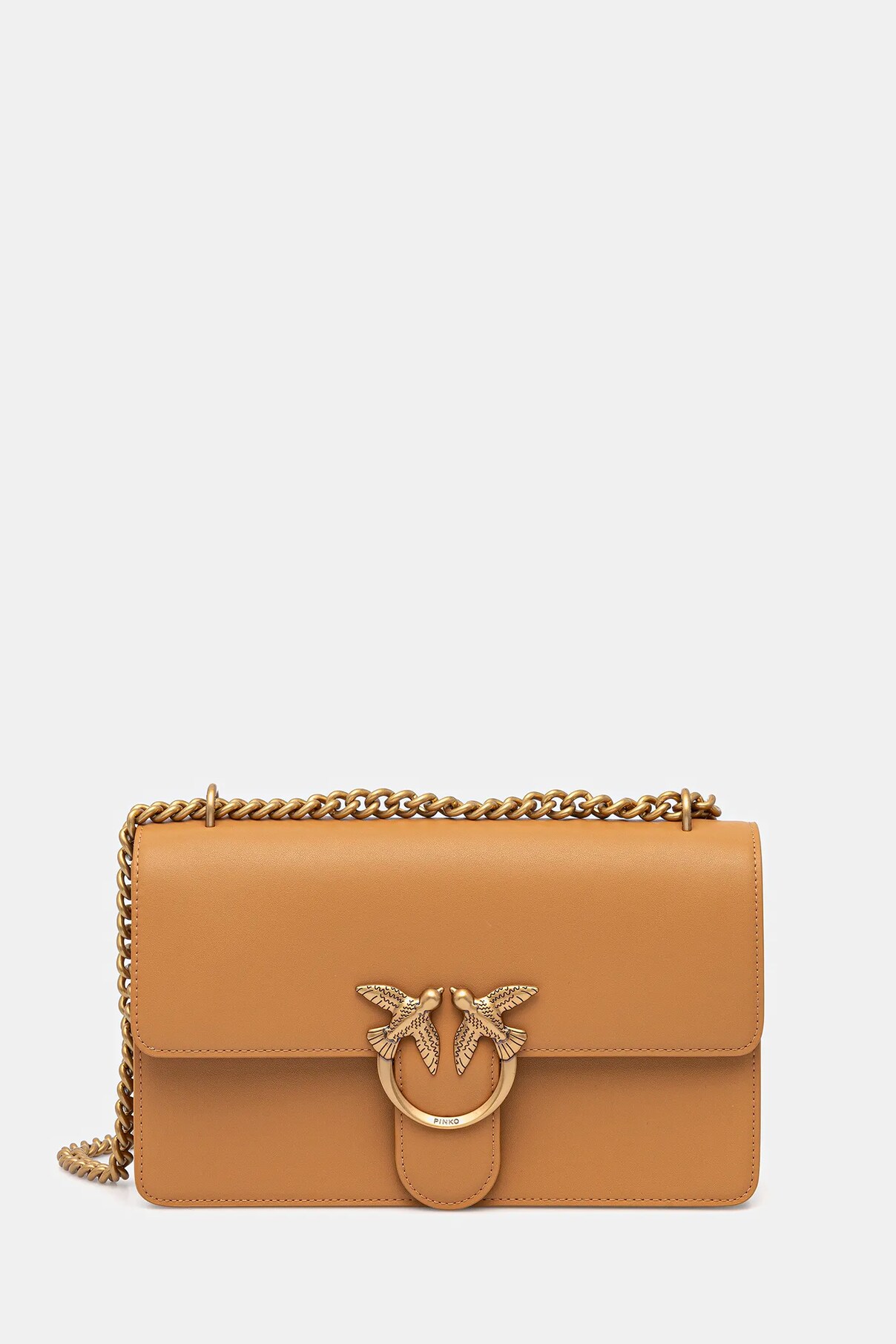 

Сумочка из кожи Pinko, коричневый