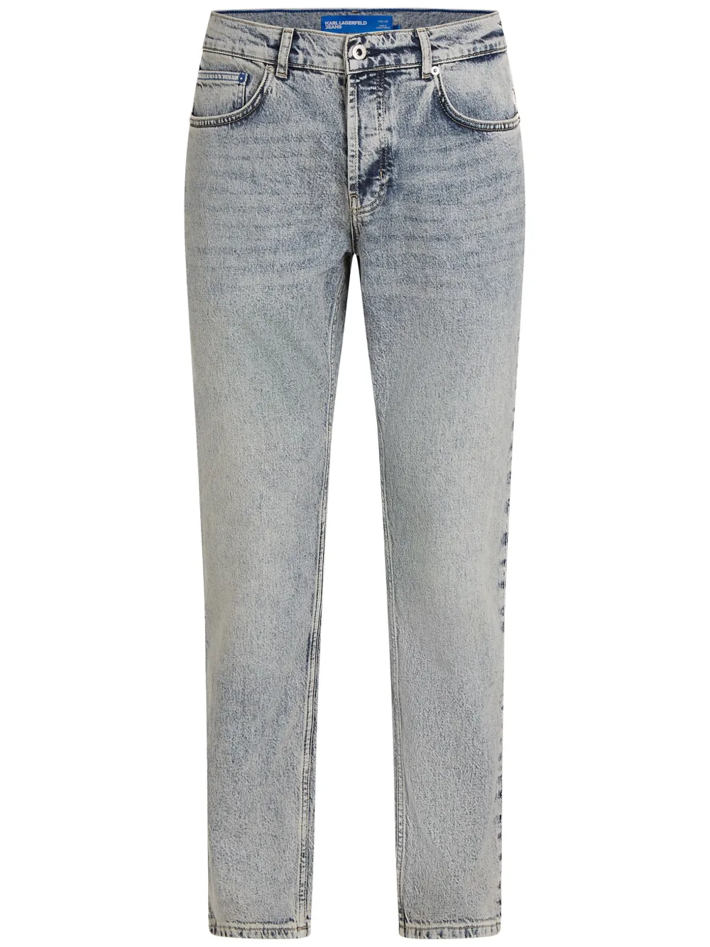 

Джинсы из вареного денима Karl Lagerfeld Jeans, синий
