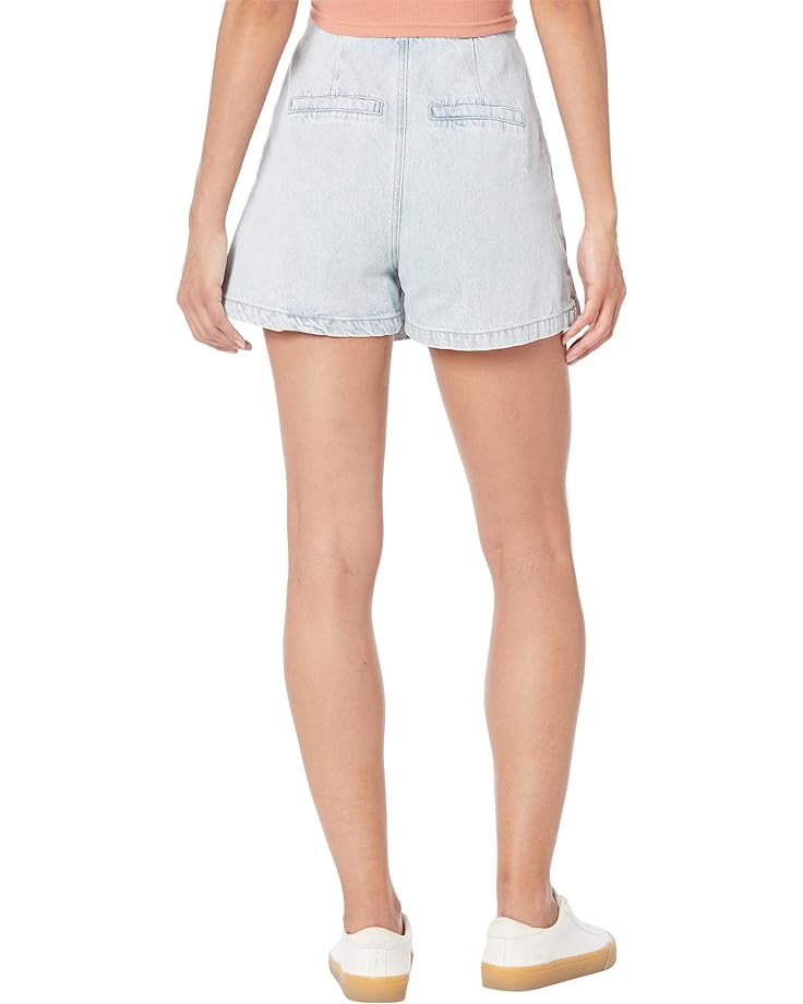 

Юбка Blank NYC Light Wash Denim Skort with Tie Front Detail in Blue, синий