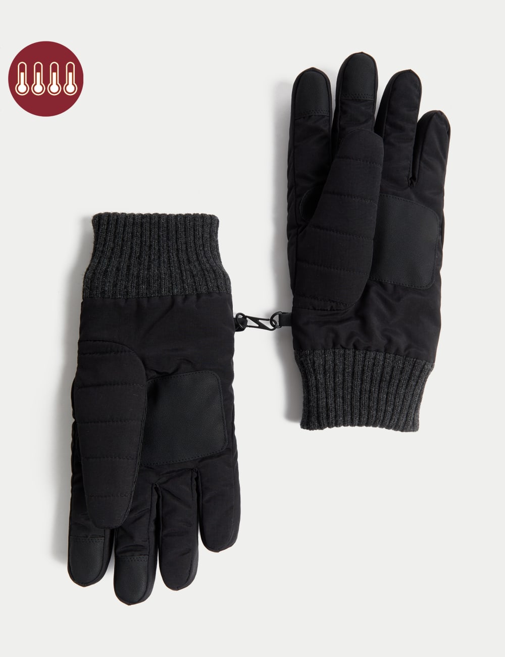

Перчатки со штормовой одеждой Marks & Spencer, черный