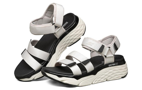 Сандалии max cushioning sandals white Skechers, белый — фото 3