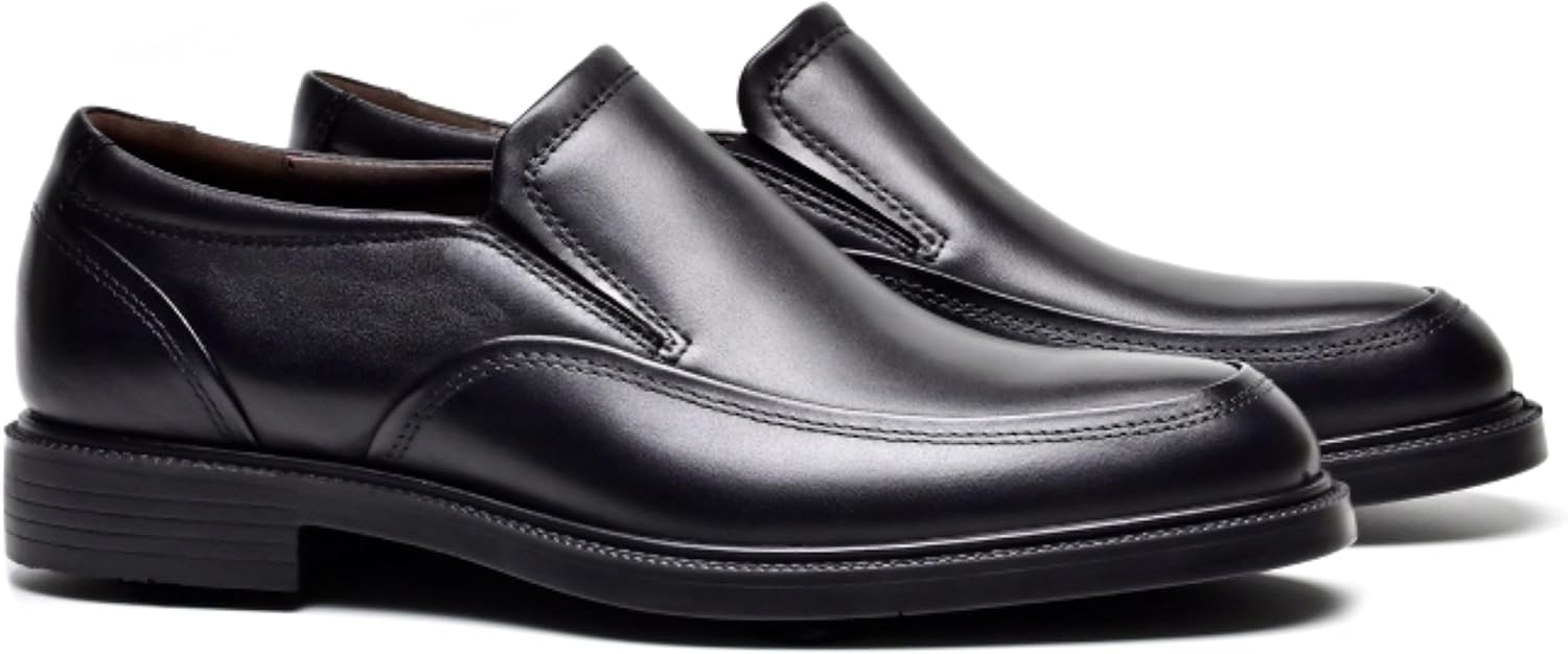 

Мужские повседневные туфли Justar из натуральной кожи, лоферы без шнурков для бизнеса, формальные пенни-лоферы для мужчин, туфли под смокинг, черный