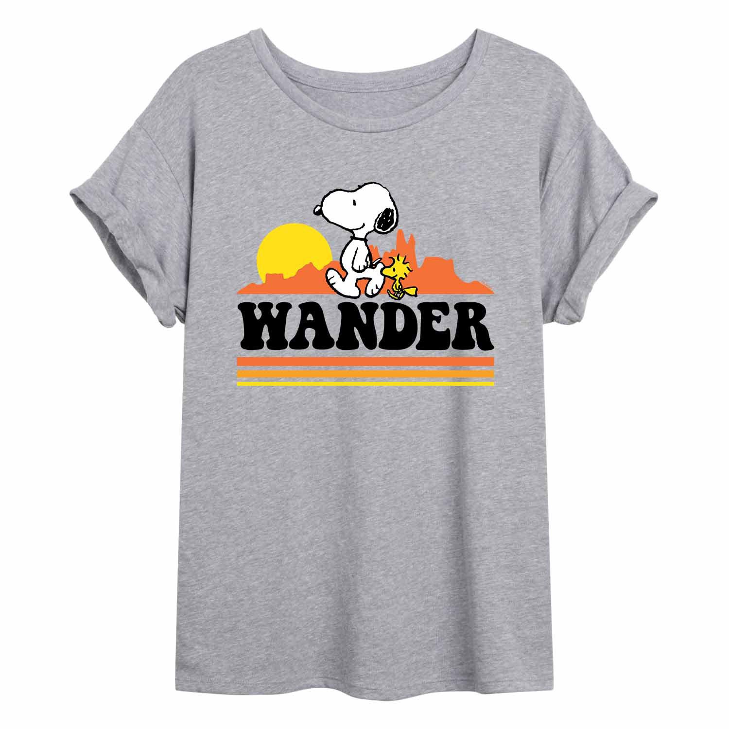 

Детская струящаяся футболка Peanuts Snoopy Wander Licensed Character